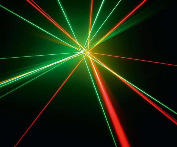 Effetto Laser Rosso Verde